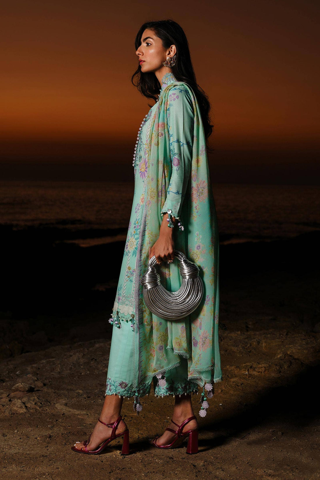 Sana Safinaz | Muzlin Spring 24 | M241-008B-CI - Rang-e-Khaas