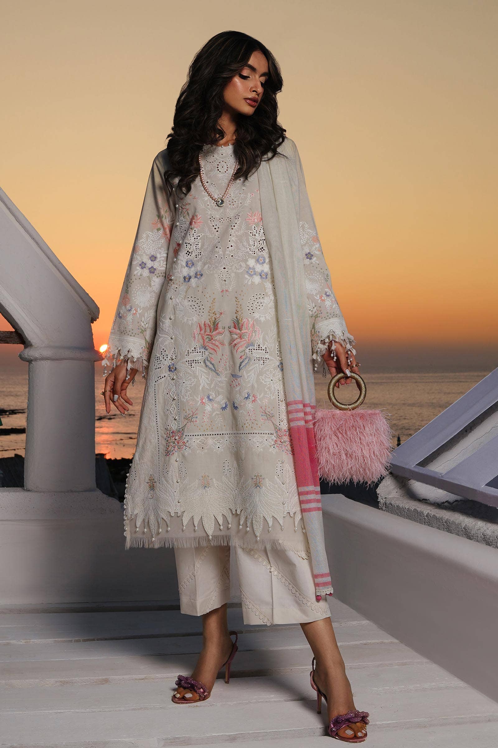 Sana Safinaz | Muzlin Spring 24 | M241-009A-DF - Rang-e-Khaas