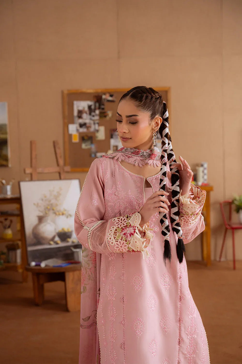 Saira Rizwan | Laanem Summer Lawn 25 | LEYLA-B-SRL25-04 - Rang-e-Khaas