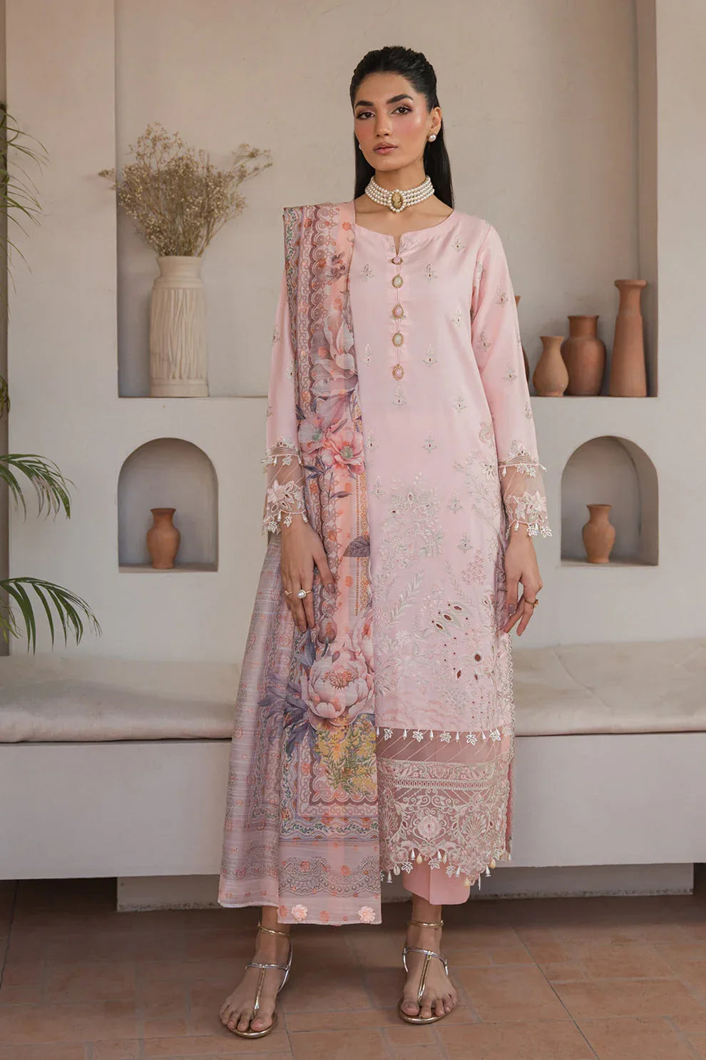 Neeshay | Symphony Luxury Lawn 24 | Lullaby - Rang-e-Khaas