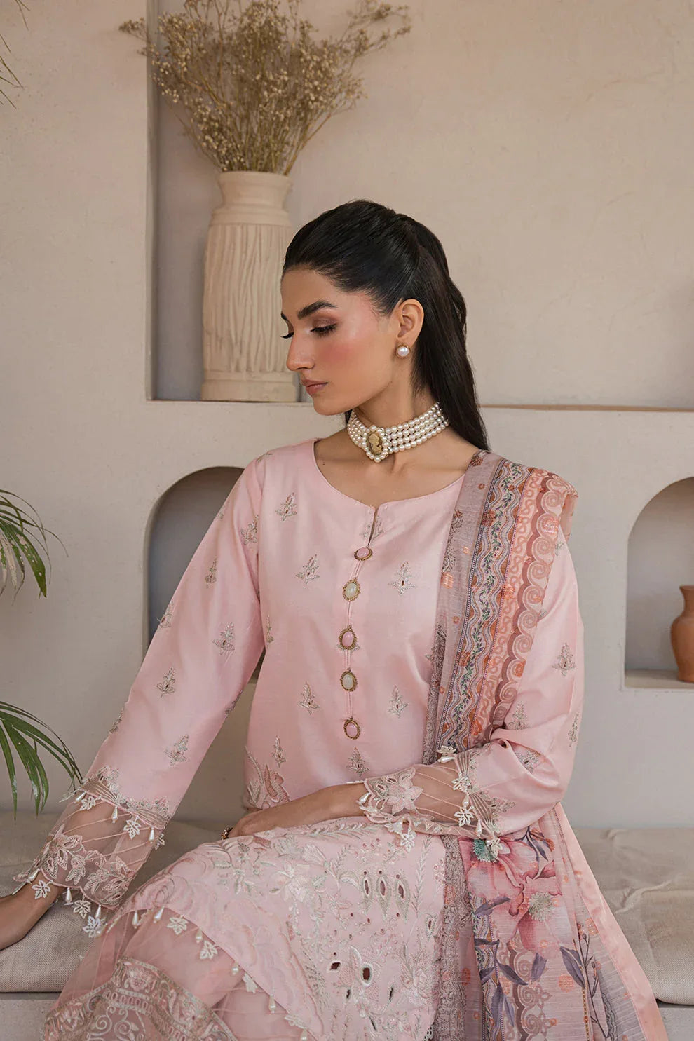 Neeshay | Symphony Luxury Lawn 24 | Lullaby - Rang-e-Khaas