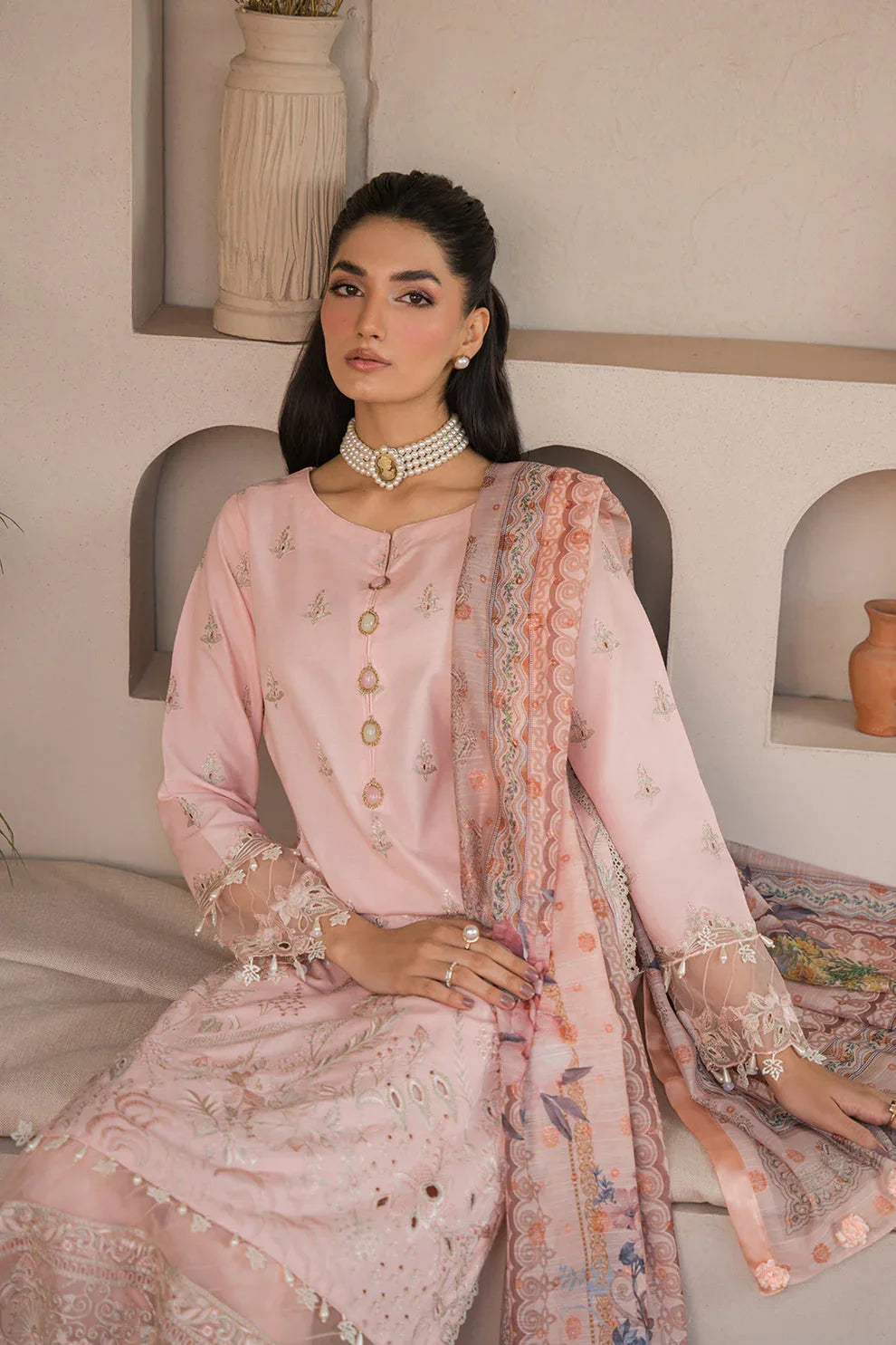 Neeshay | Symphony Luxury Lawn 24 | Lullaby - Rang-e-Khaas