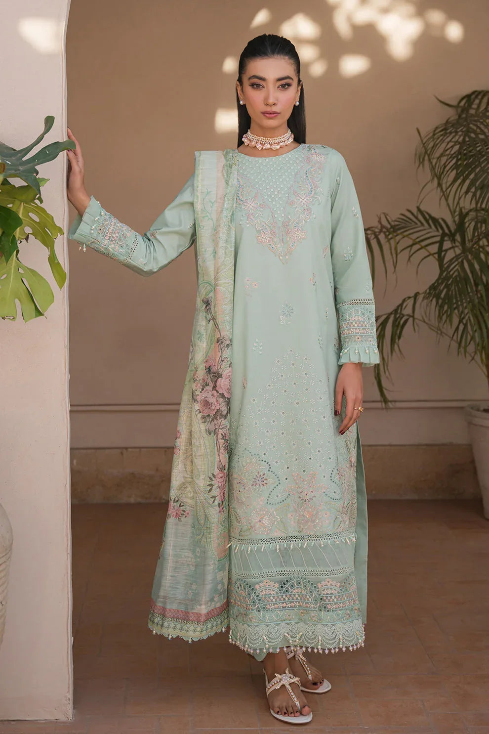 Neeshay | Symphony Luxury Lawn 24 | Melody - Rang-e-Khaas