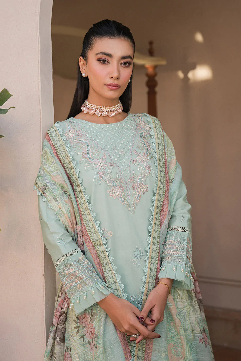 Neeshay | Symphony Luxury Lawn 24 | Melody - Rang-e-Khaas