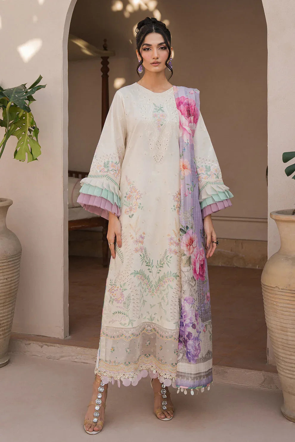 Neeshay | Symphony Luxury Lawn 24 | Opus - Rang-e-Khaas