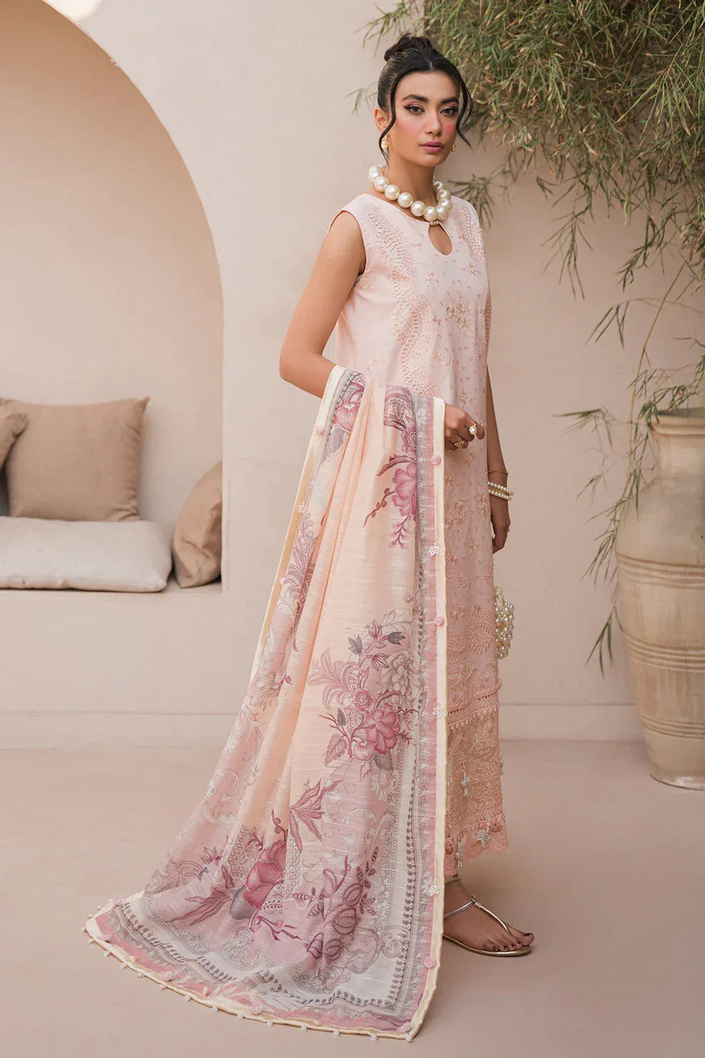 Neeshay | Symphony Luxury Lawn 24 | Whispers - Rang-e-Khaas