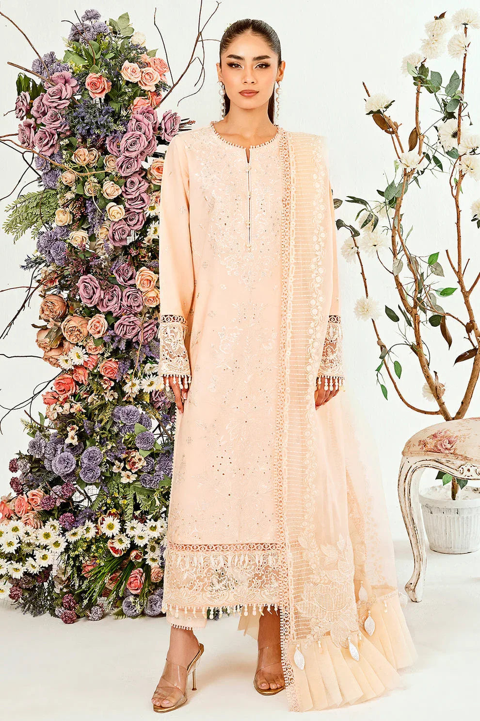 Neeshay | Zoella Lawn Collection | Zephyr - Rang-e-Khaas