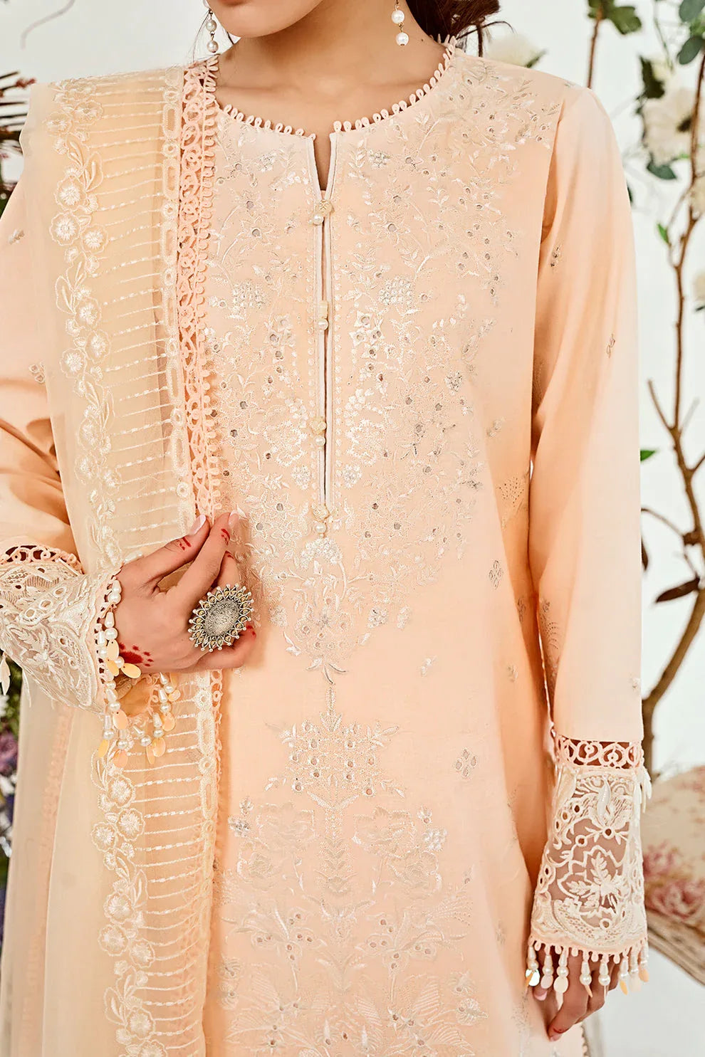 Neeshay | Zoella Lawn Collection | Zephyr - Rang-e-Khaas