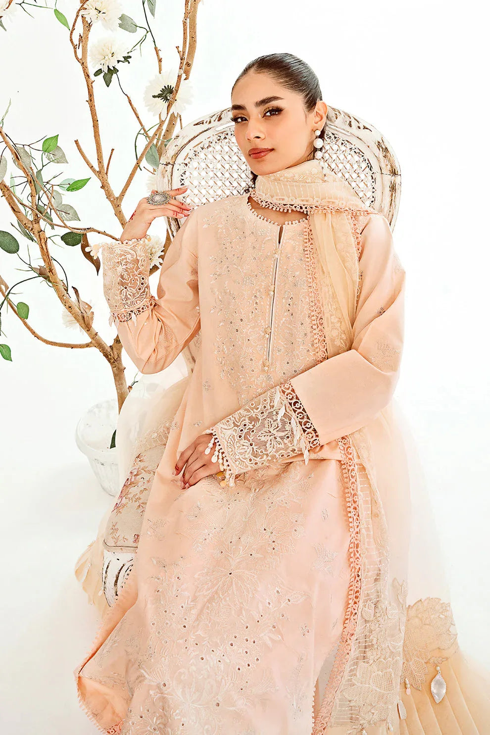 Neeshay | Zoella Lawn Collection | Zephyr - Rang-e-Khaas