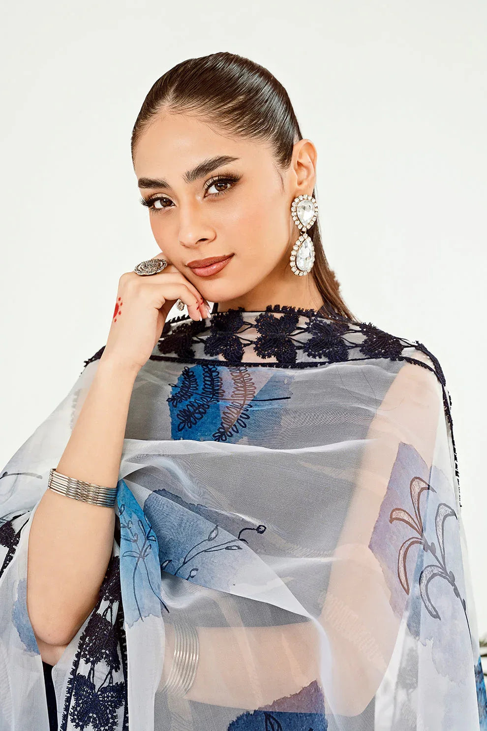 Neeshay | Zoella Lawn Collection | Elara - Rang-e-Khaas