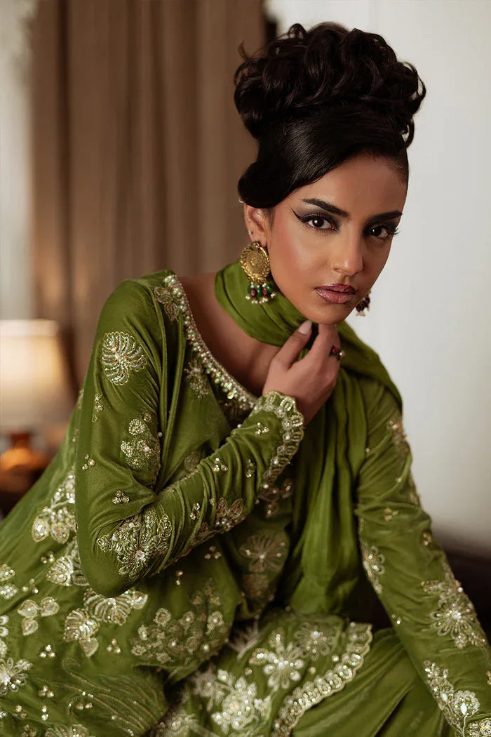 Saira Rizwan | Velvet Pret 25 | KAHWA-SRVP25-08 - Rang-e-Khaas