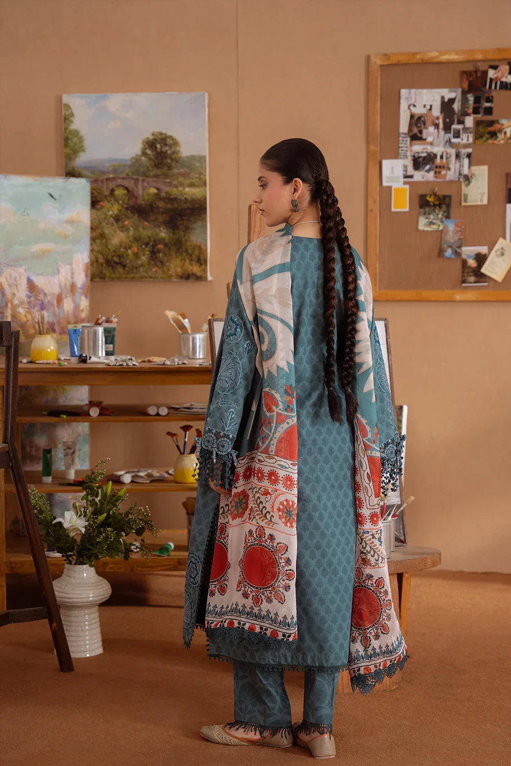 Saira Rizwan | Laanem Summer Lawn 25 | SEREN-B-SRL25-08 - Rang-e-Khaas