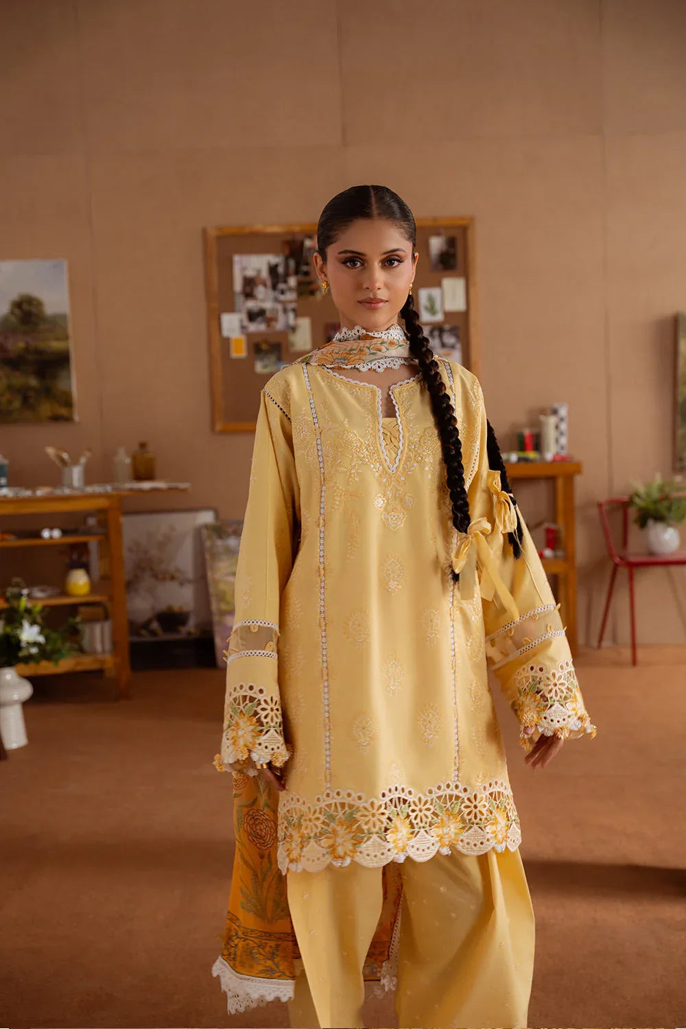 Saira Rizwan | Laanem Summer Lawn 25 | LEYLA-A-SRL25-04 - Rang-e-Khaas