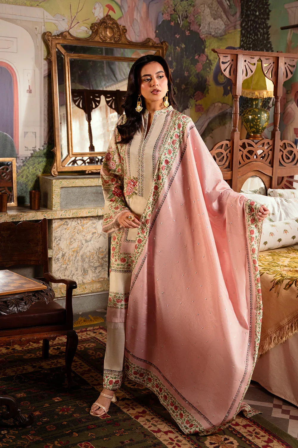 Saira Rizwan | Dahini Silk Pret | ADELIA -SRLP07-25 - Rang-e-Khaas