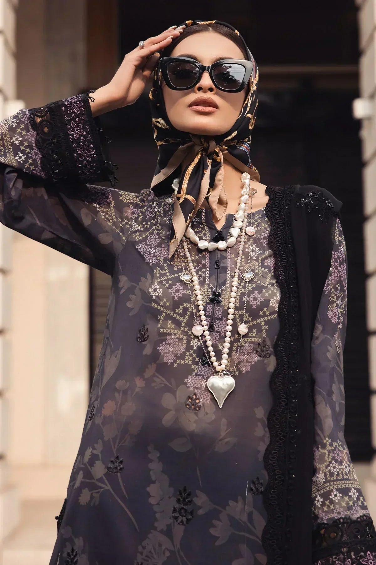 Nureh | Swiss Prints | NS-123 - Rang-e-Khaas