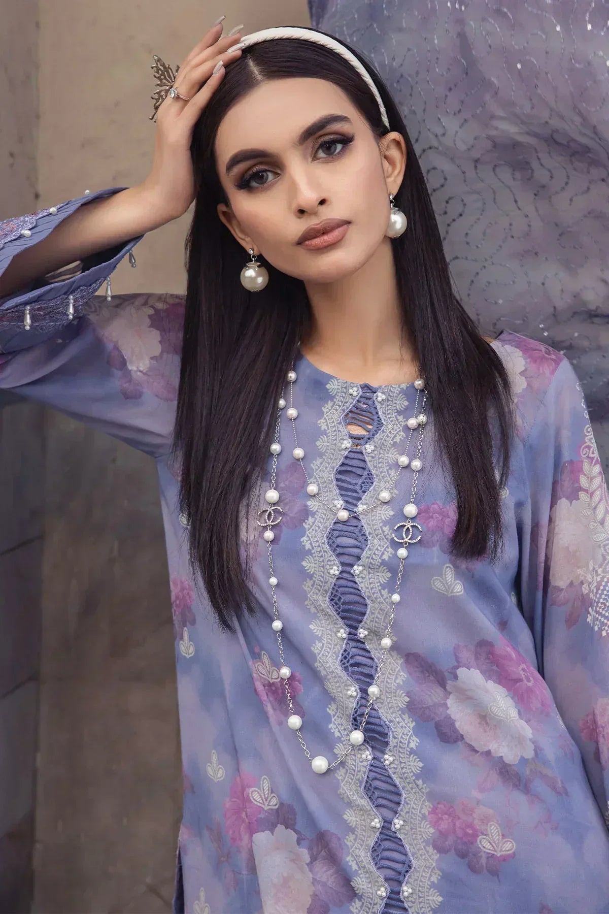 Nureh | Swiss Prints | NS-119 - Rang-e-Khaas