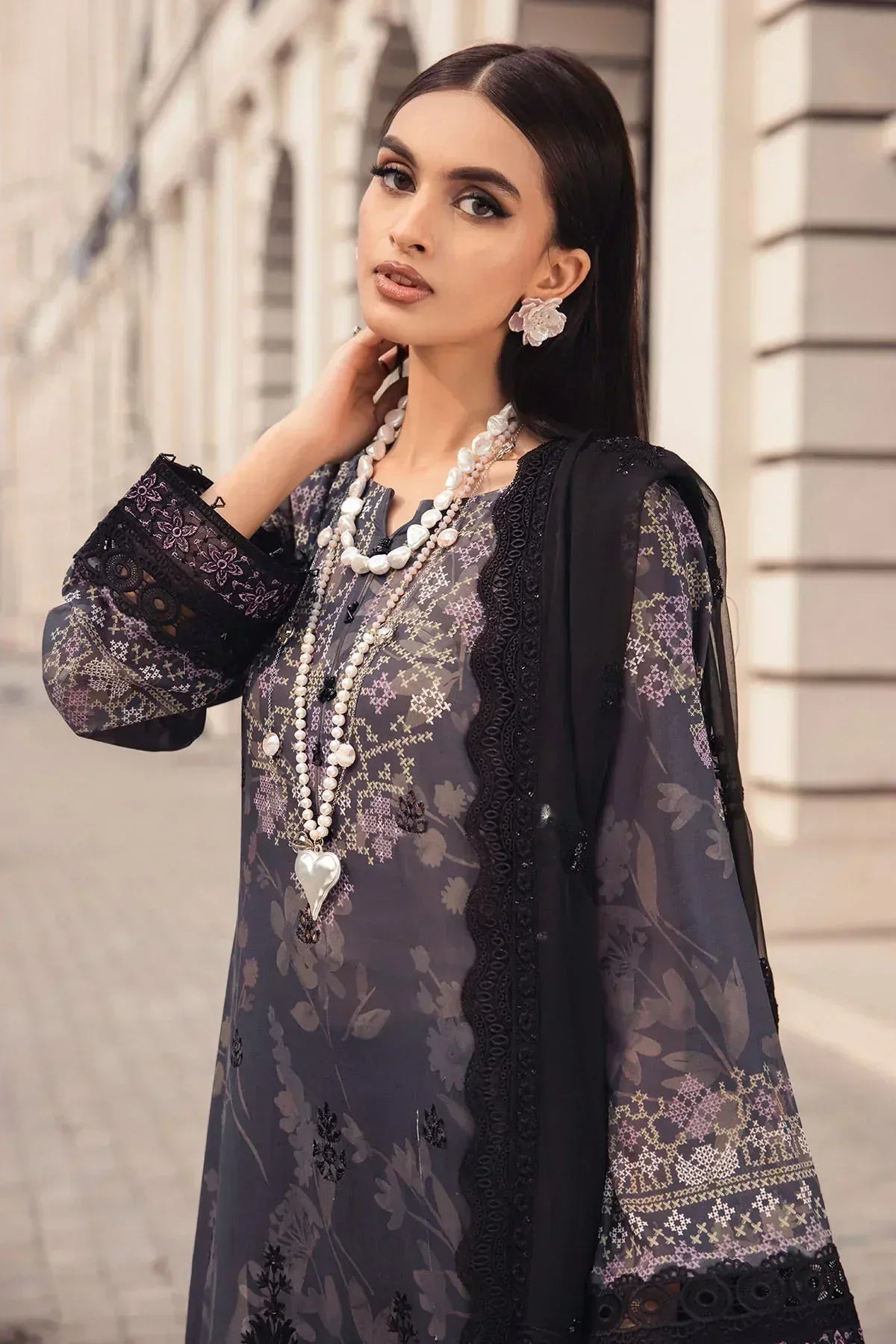 Nureh | Swiss Prints | NS-123 - Rang-e-Khaas