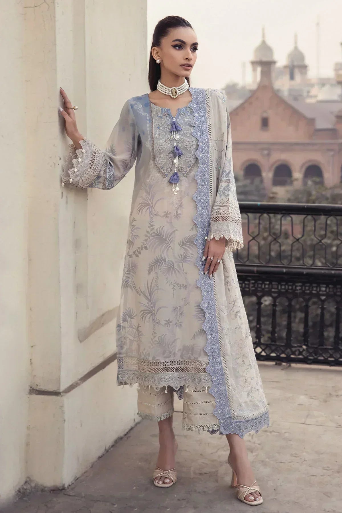 Nureh | Swiss Prints | NS-122 - Rang-e-Khaas