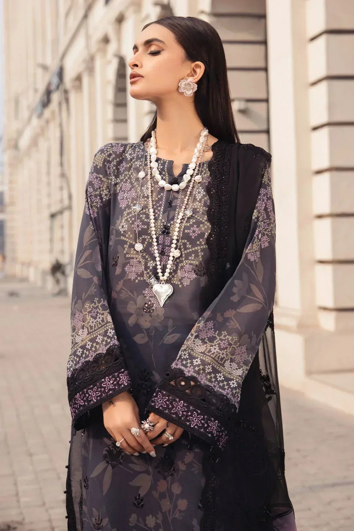 Nureh | Swiss Prints | NS-123 - Rang-e-Khaas