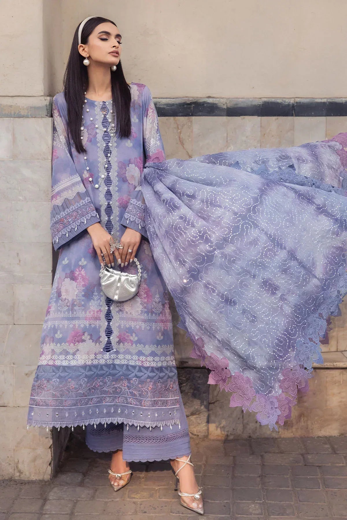 Nureh | Swiss Prints | NS-119 - Rang-e-Khaas