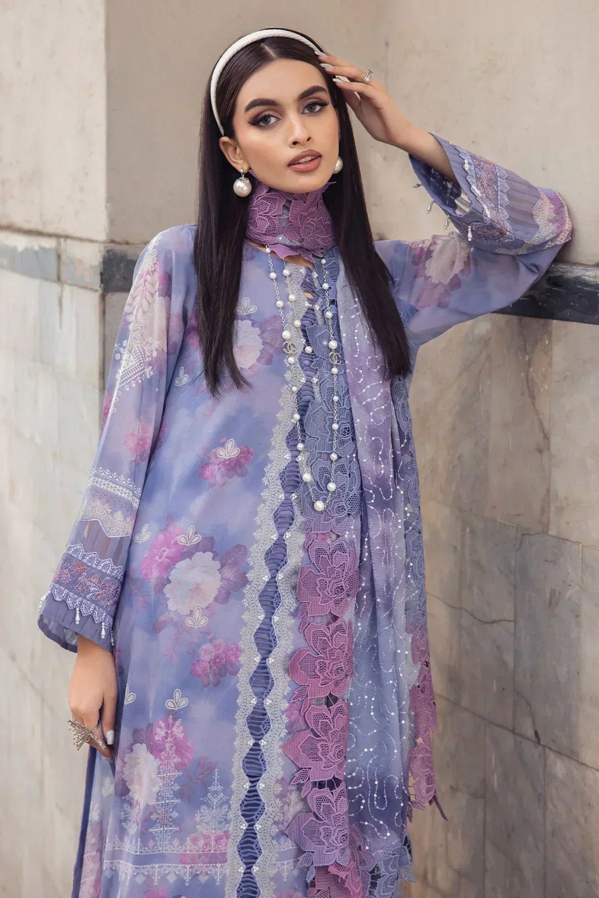 Nureh | Swiss Prints | NS-119 - Rang-e-Khaas