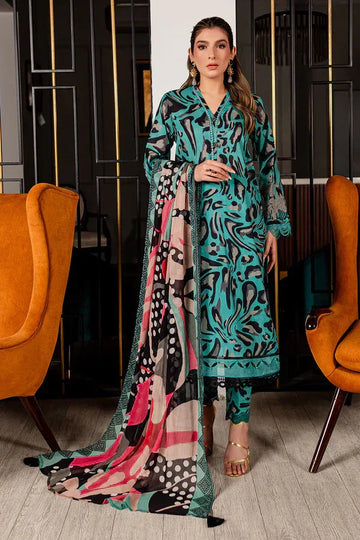 Nureh | Printed Lawn 24 | SP-95 - Rang-e-Khaas