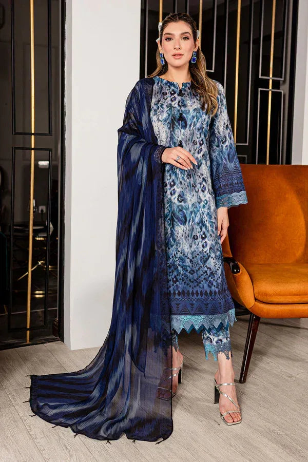 Nureh | Printed Lawn 24 | SP-94 - Rang-e-Khaas