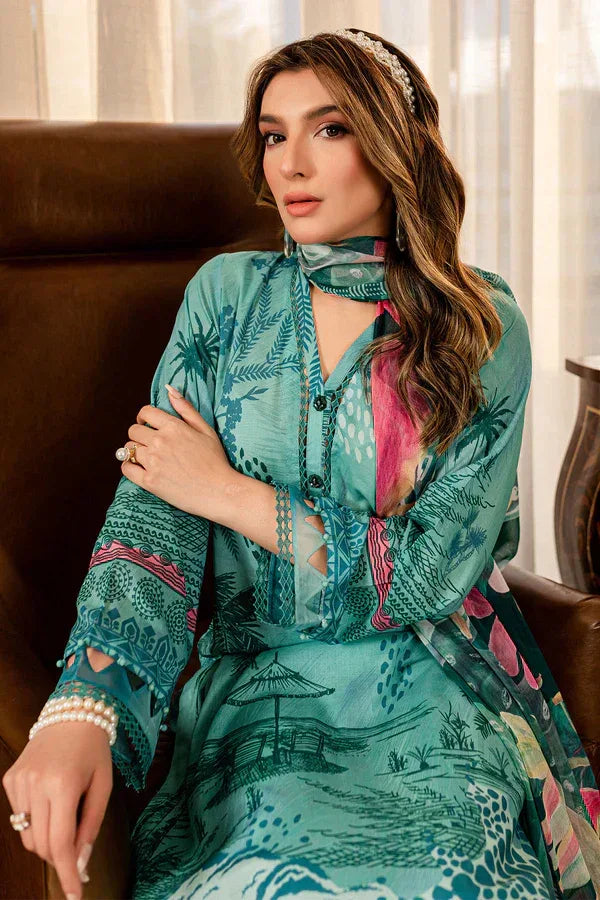 Nureh | Printed Lawn 24 | SP-90 - Rang-e-Khaas