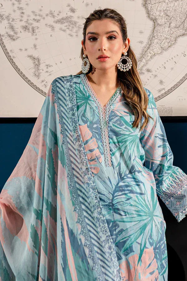 Nureh | Printed Lawn 24 | SP-96 - Rang-e-Khaas