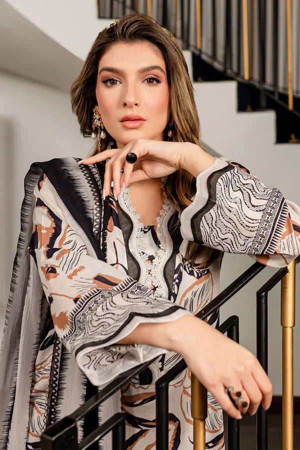 Nureh | Printed Lawn 24 | SP-93 - Rang-e-Khaas