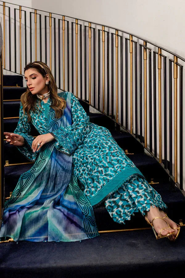Nureh | Printed Lawn 24 | SP-92 - Rang-e-Khaas
