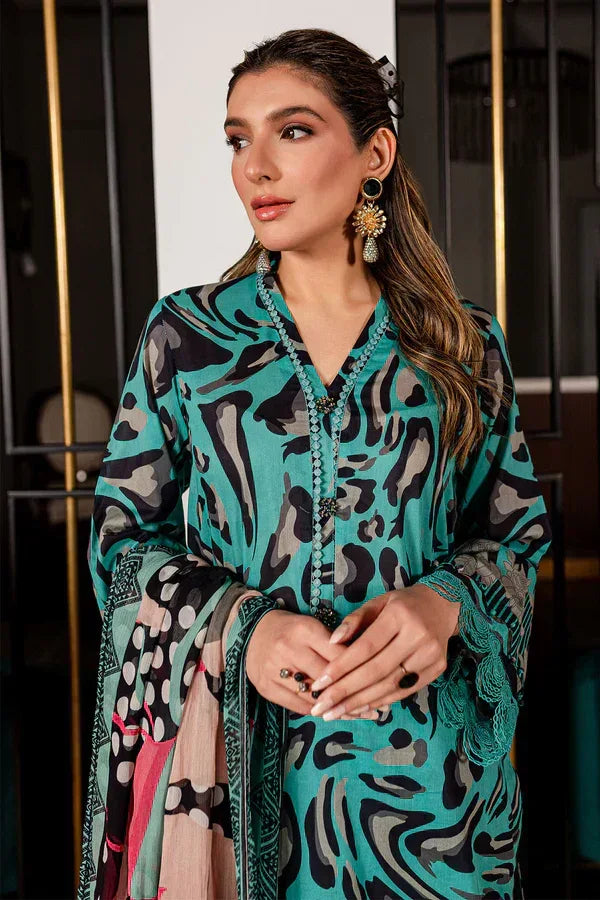 Nureh | Printed Lawn 24 | SP-95 - Rang-e-Khaas