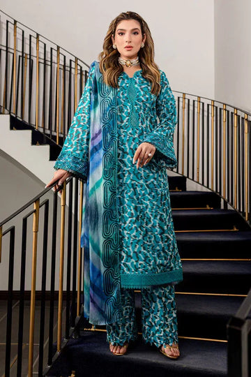 Nureh | Printed Lawn 24 | SP-92 - Rang-e-Khaas