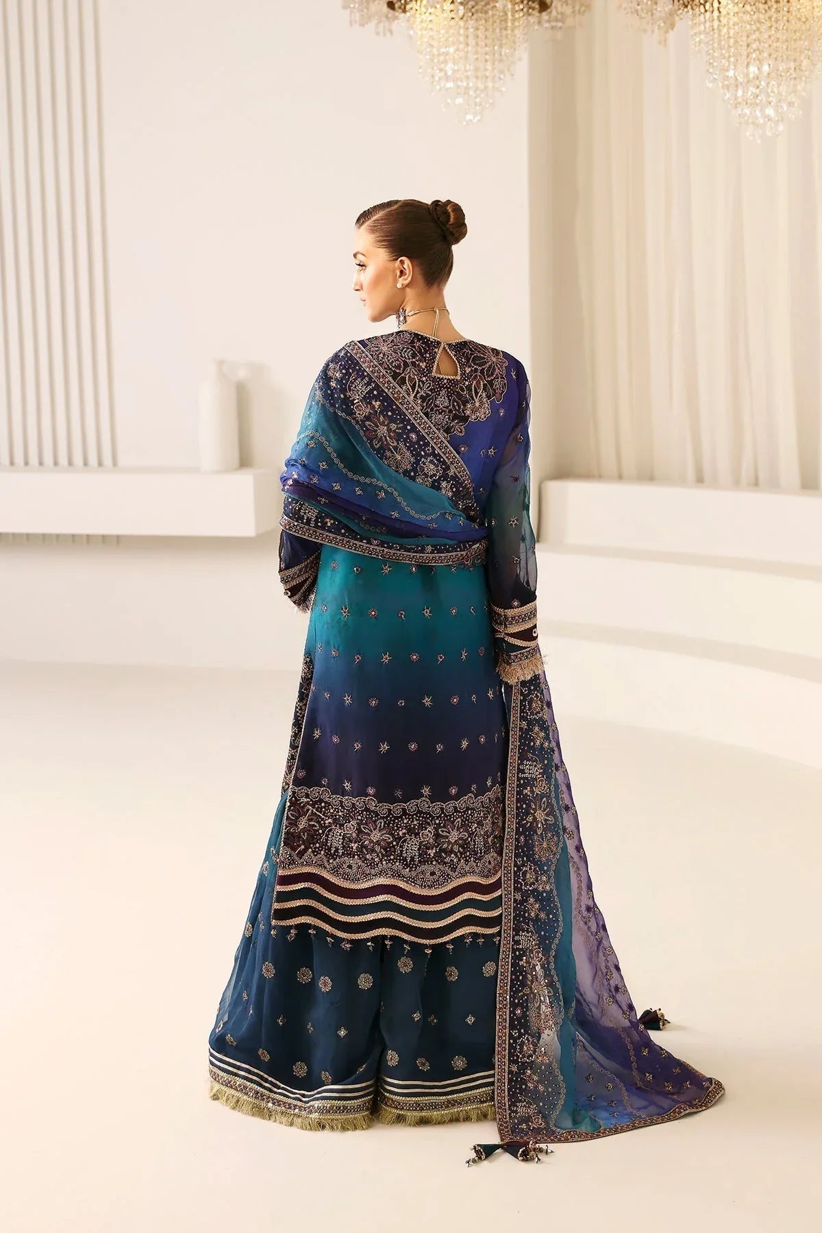 Alizeh | La Ruha Wedding Formals | AF-CH-2182-Oasis - Rang-e-Khaas