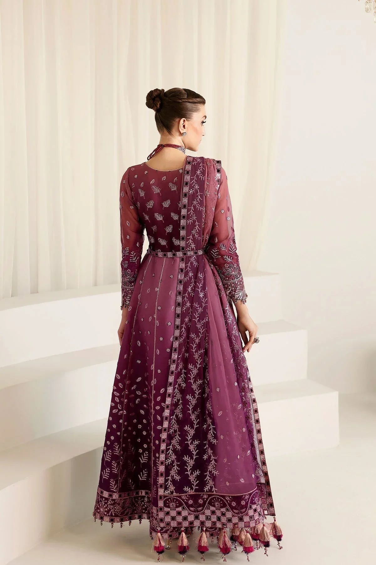 Alizeh | La Ruha Wedding Formals | AF-CH-2178-Opal - Rang-e-Khaas