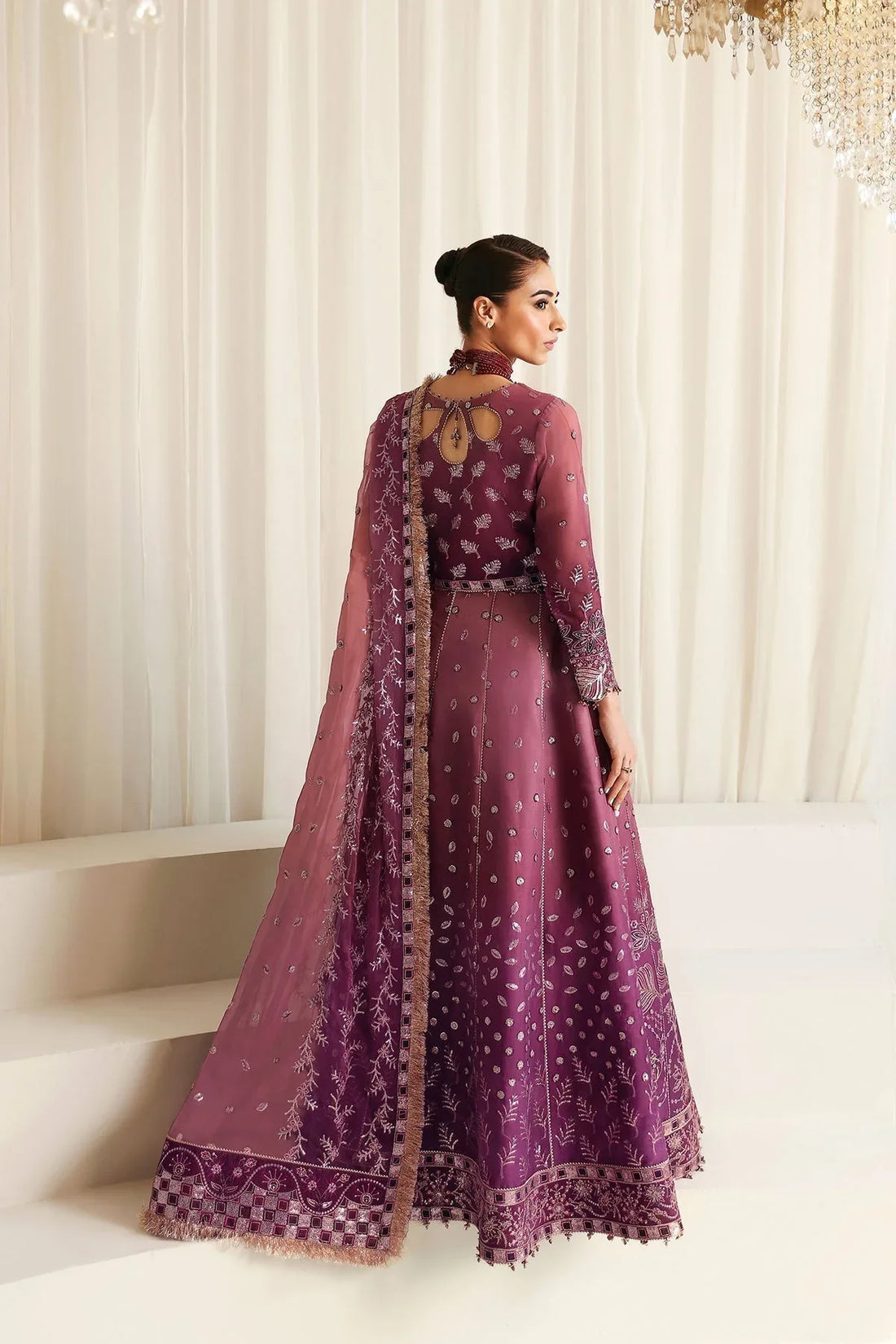 Alizeh | La Ruha Wedding Formals | AF-CH-2178-Opal - Rang-e-Khaas