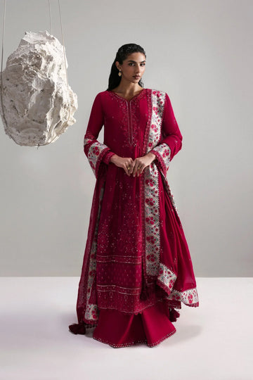 Afrozeh | Slate Ready to Wear | Roselith - Rang-e-Khaas