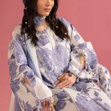 Alizeh | Sheen Lawn Prints 24 | Pearl Mist