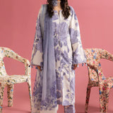 Alizeh | Sheen Lawn Prints 24 | Pearl Mist