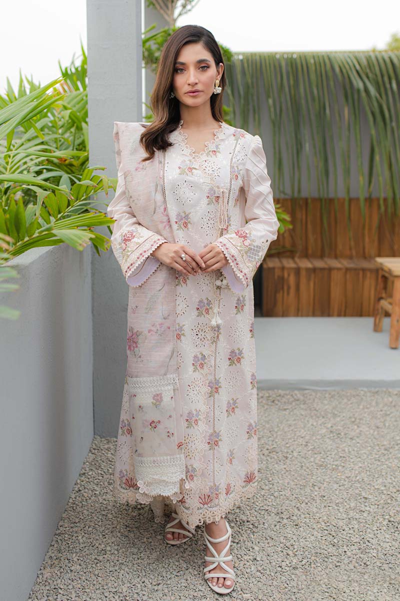 Qalamkar | Q Line Lawn Collection | JK-13 OPALINE - Rang-e-Khaas