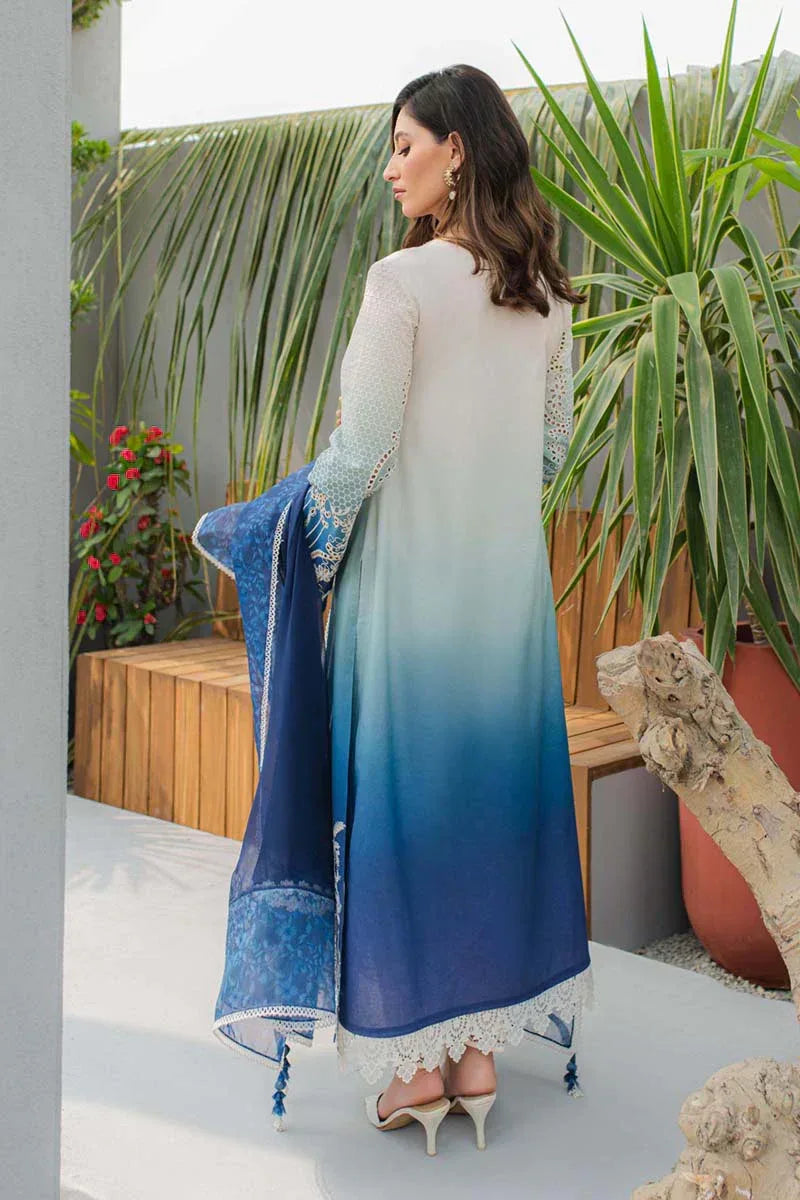 Qalamkar | Q Line Lawn Collection | JK-07 ELZA - Rang-e-Khaas