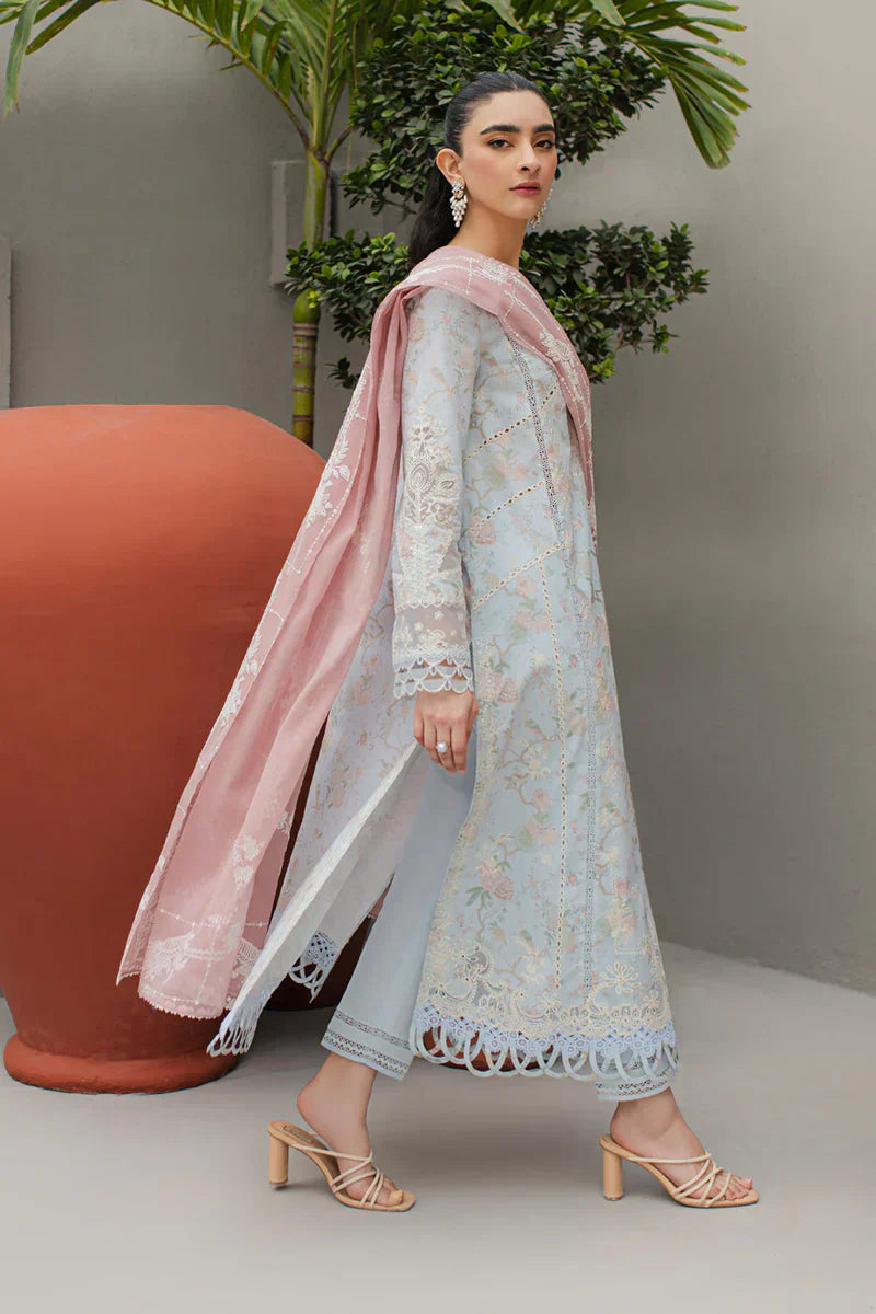 Qalamkar | Q Line Lawn Collection | JK-06 OCTAVIA - Rang-e-Khaas