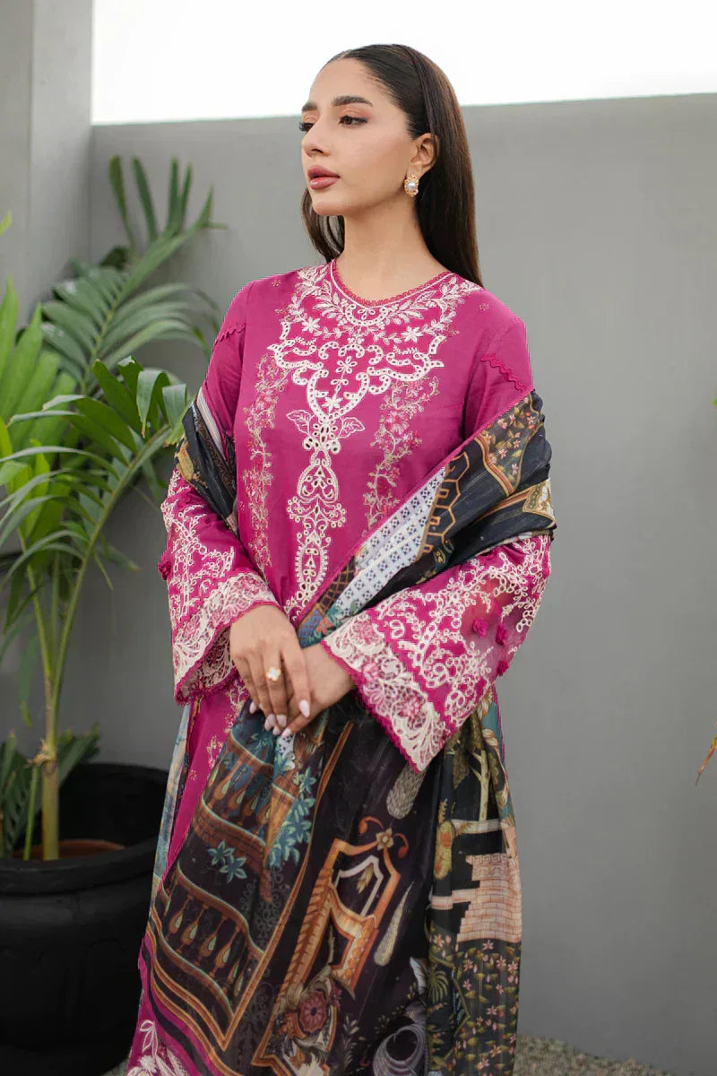 Qalamkar | Q Line Lawn Collection | JK-16 SERAPHINA - Rang-e-Khaas