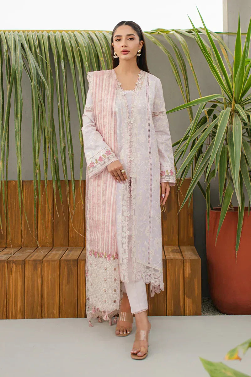 Qalamkar | Q Line Lawn Collection | JK-11 NIEVE - Rang-e-Khaas