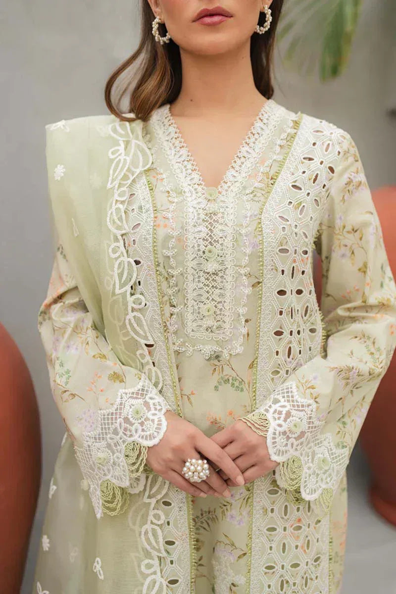 Qalamkar | Q Line Lawn Collection | JK-01 EULALIA - Rang-e-Khaas