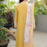 Qalamkar | Q Line Lawn Collection | JK-15 MIEL