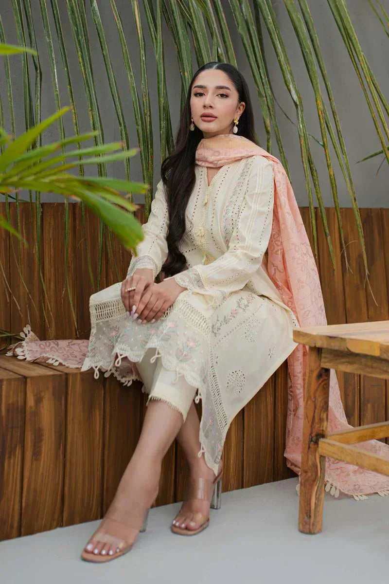 Qalamkar | Q Line Lawn Collection | JK-05 MELIORA - Rang-e-Khaas
