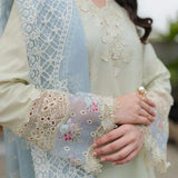 Qalamkar | Q Line Lawn Collection | JK-04 ASTER