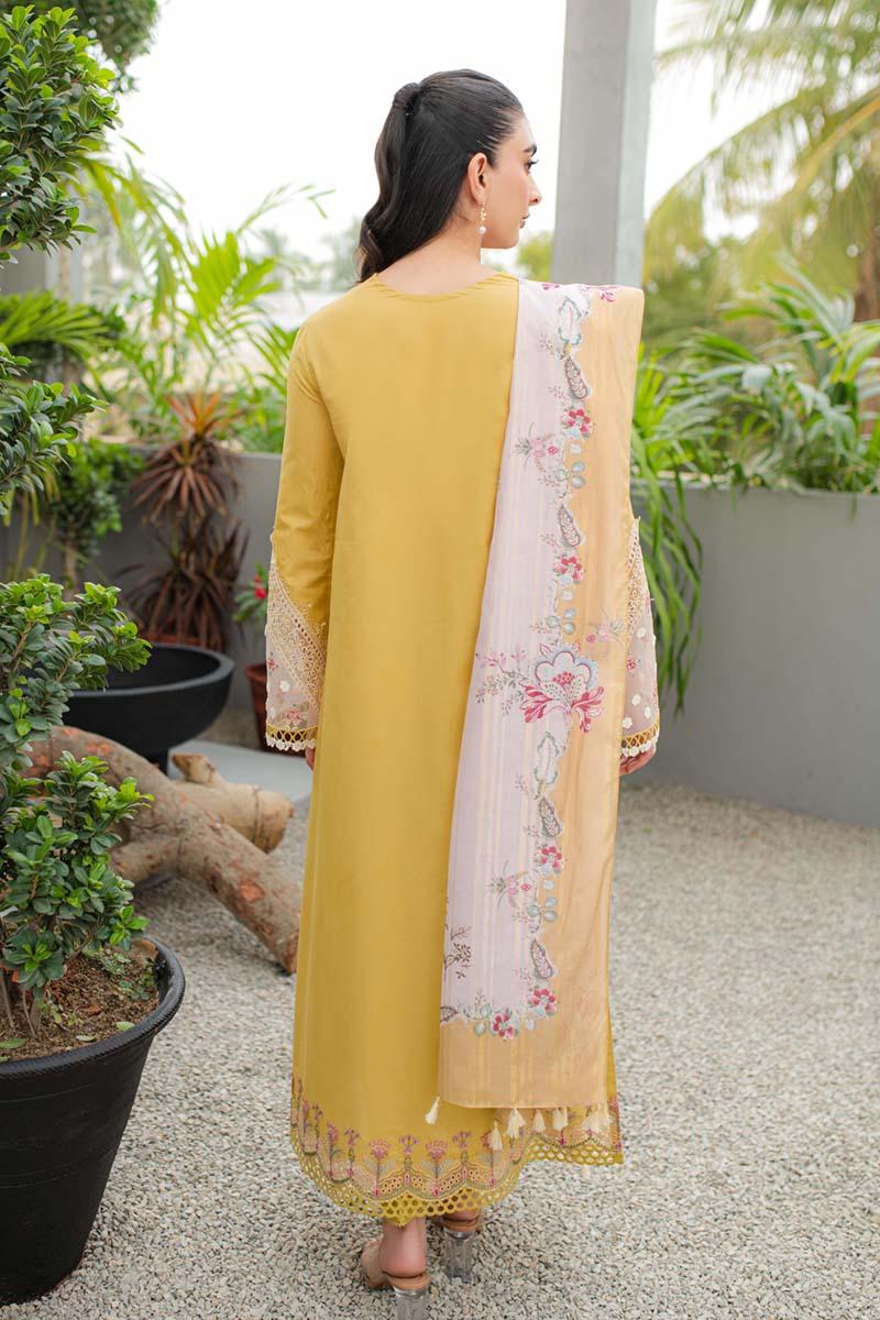Qalamkar | Q Line Lawn Collection | JK-15 MIEL - Rang-e-Khaas