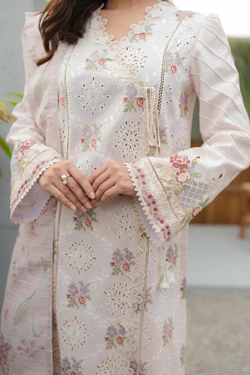 Qalamkar | Q Line Lawn Collection | JK-13 OPALINE - Rang-e-Khaas